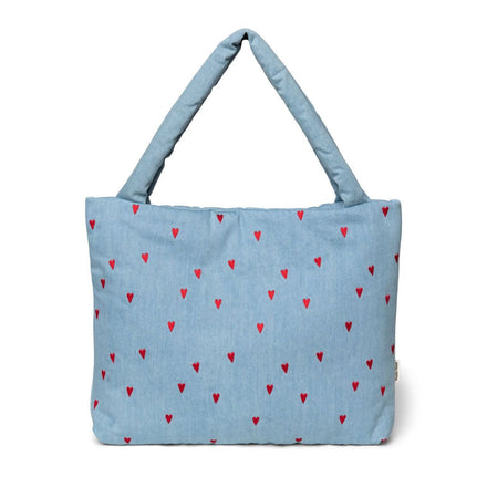 Studio Noos Mom Bag | Denim Hearts