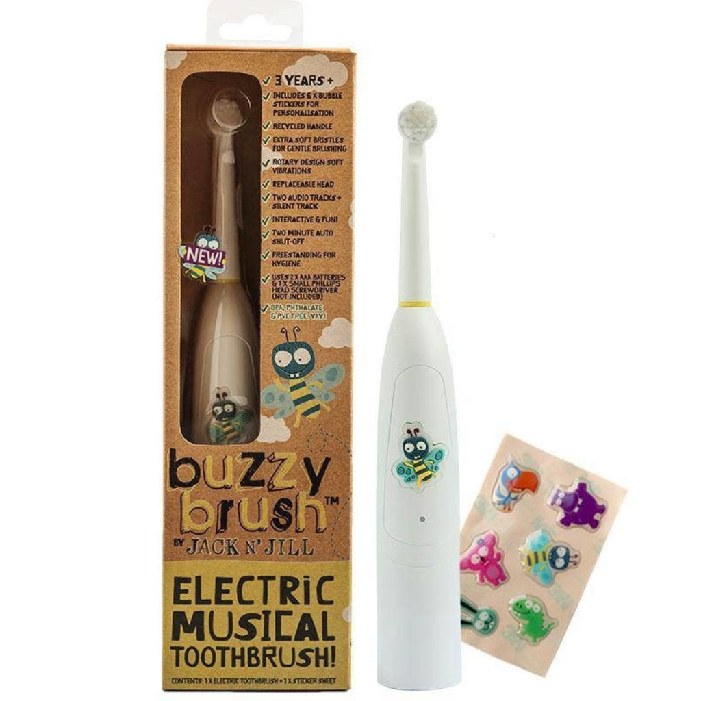 Jack N' Jill Organic Elektrische Tandenborstel | Buzzy Brush