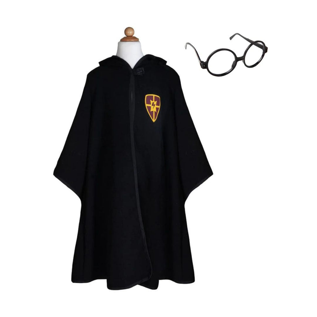 Great Pretenders Tovenaar Wizard Cloak & Glasses | 5-6Y