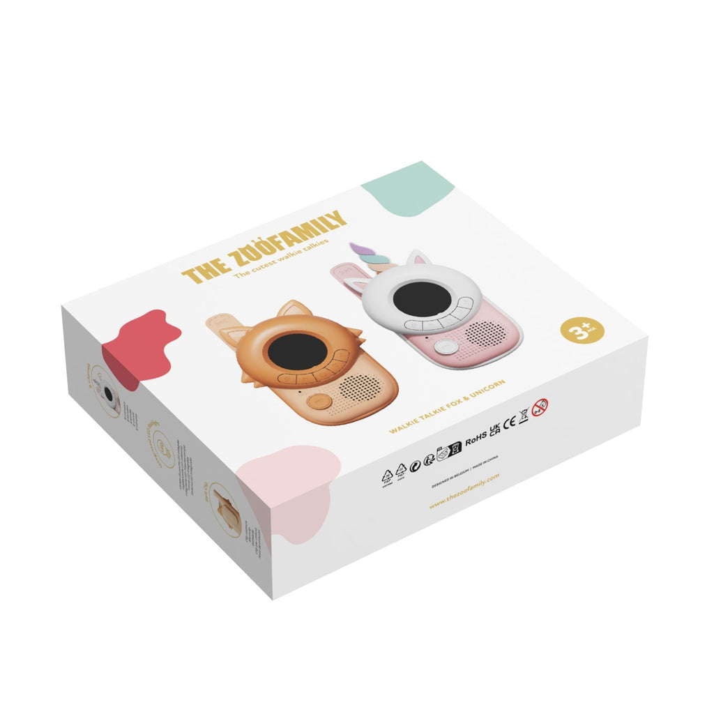 The Zoofamily Zoo walkie talkie | Unicorn - Fox