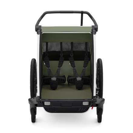 Thule Chariot Lite Dubbelzit Fietskar | Vintage Groen