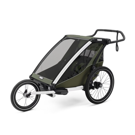 Thule Chariot Lite Dubbelzit Fietskar | Vintage Groen