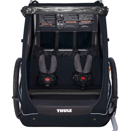 Thule Coaster XT Dubbelzit Fietstrailer | Black