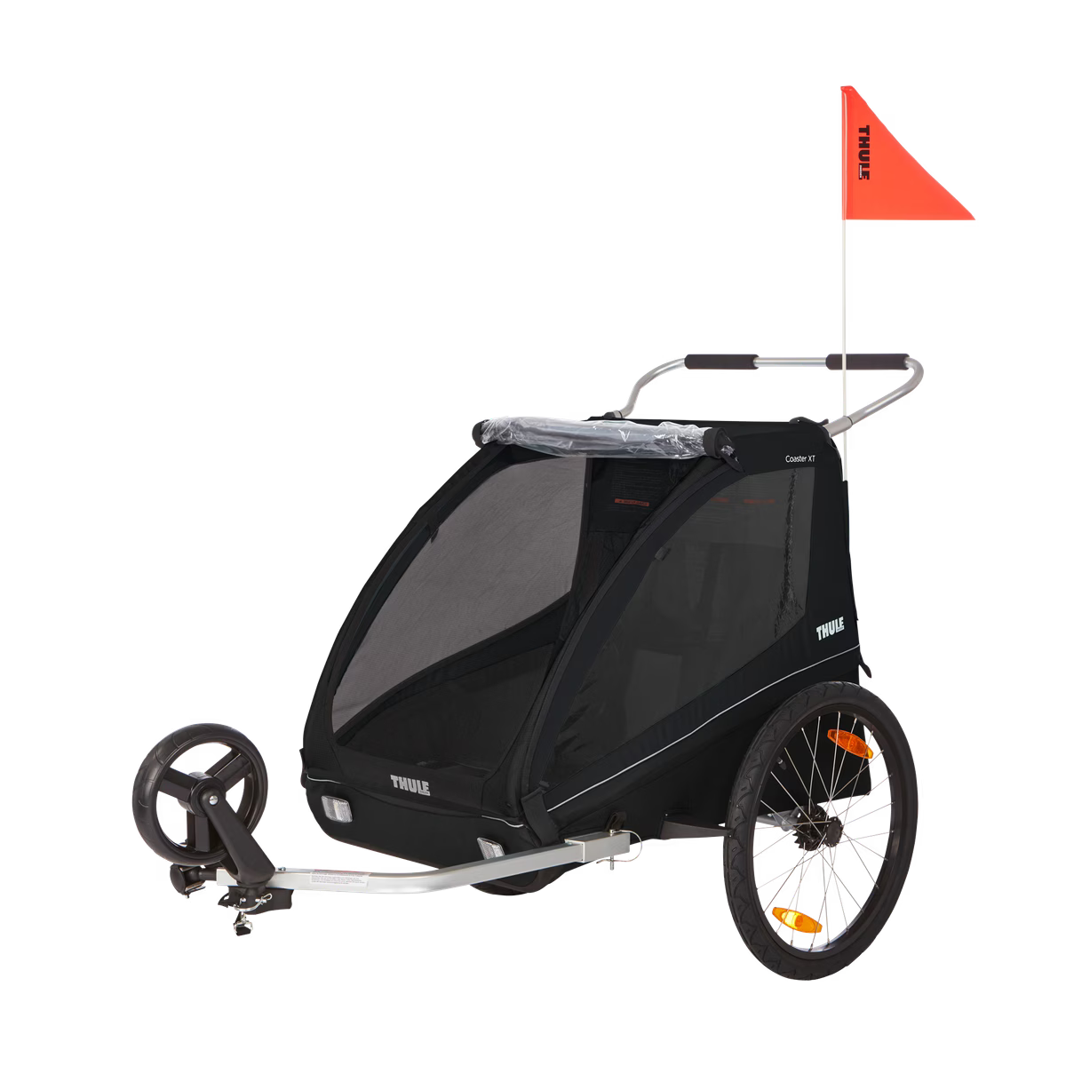 Thule Coaster XT Dubbelzit Fietstrailer | Black