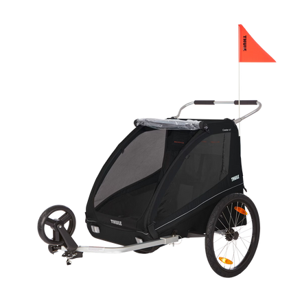 Thule Coaster XT Dubbelzit Fietstrailer | Black