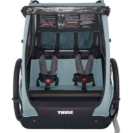 Thule Coaster XT Dubbelzit Fietstrailer | Soft Blue