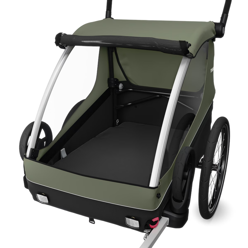Thule Courier Dubbelzit Fietskar | Vintage Groen