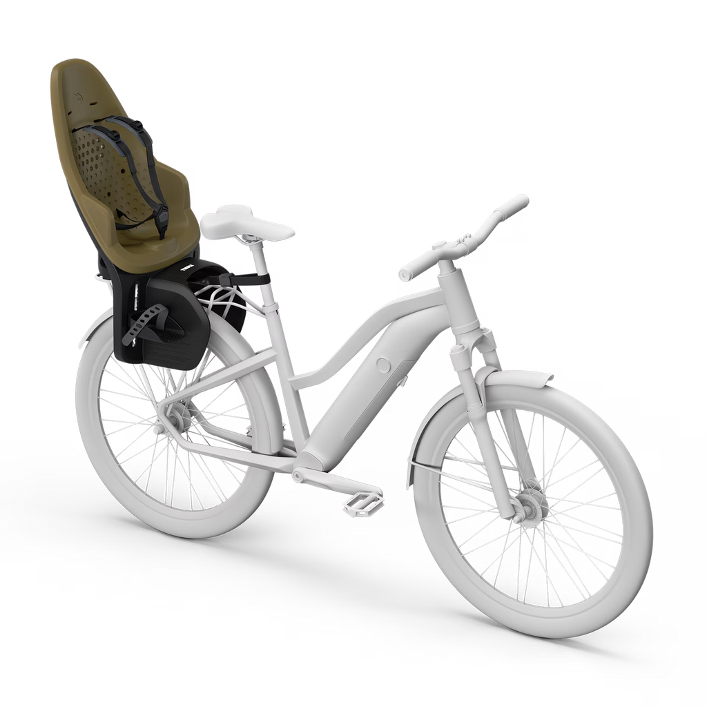 Thule Yepp 2 MIK HD Fietsstoel Achterop Frame Montage | Nutria Green
