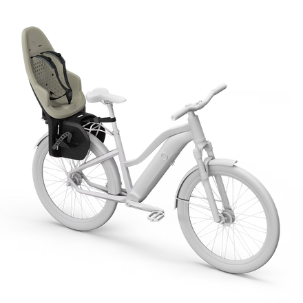 Thule Yepp 2 MIK HD Fietsstoel Achterop Bagagedrager Montage | Soft Sand