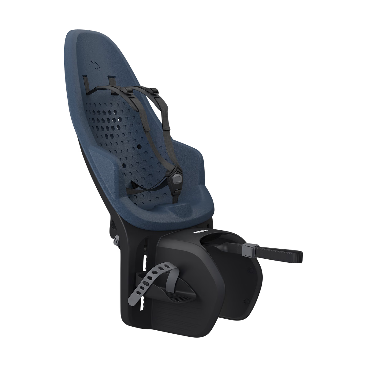 Thule Yepp 2 Maxi Fietsstoel Achterop Bagagedrager Montage I Majolica Blue