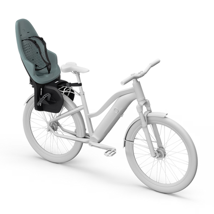 Thule Yepp 2 Maxi Fietsstoel Achterop Bagagedrager Montage I Mid Blue