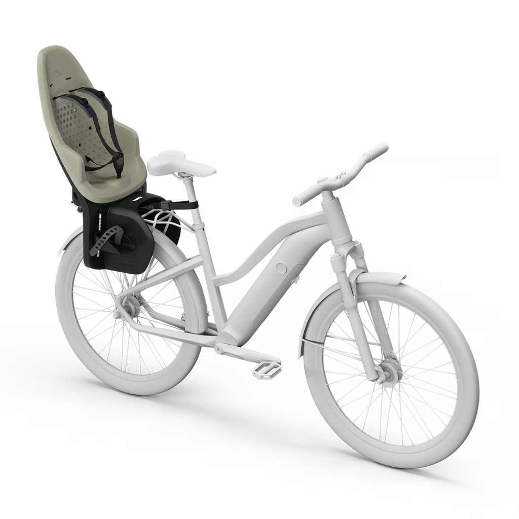 Thule Yepp 2 Maxi Fietsstoel Achterop Bagagedrager Montage I Soft Sand