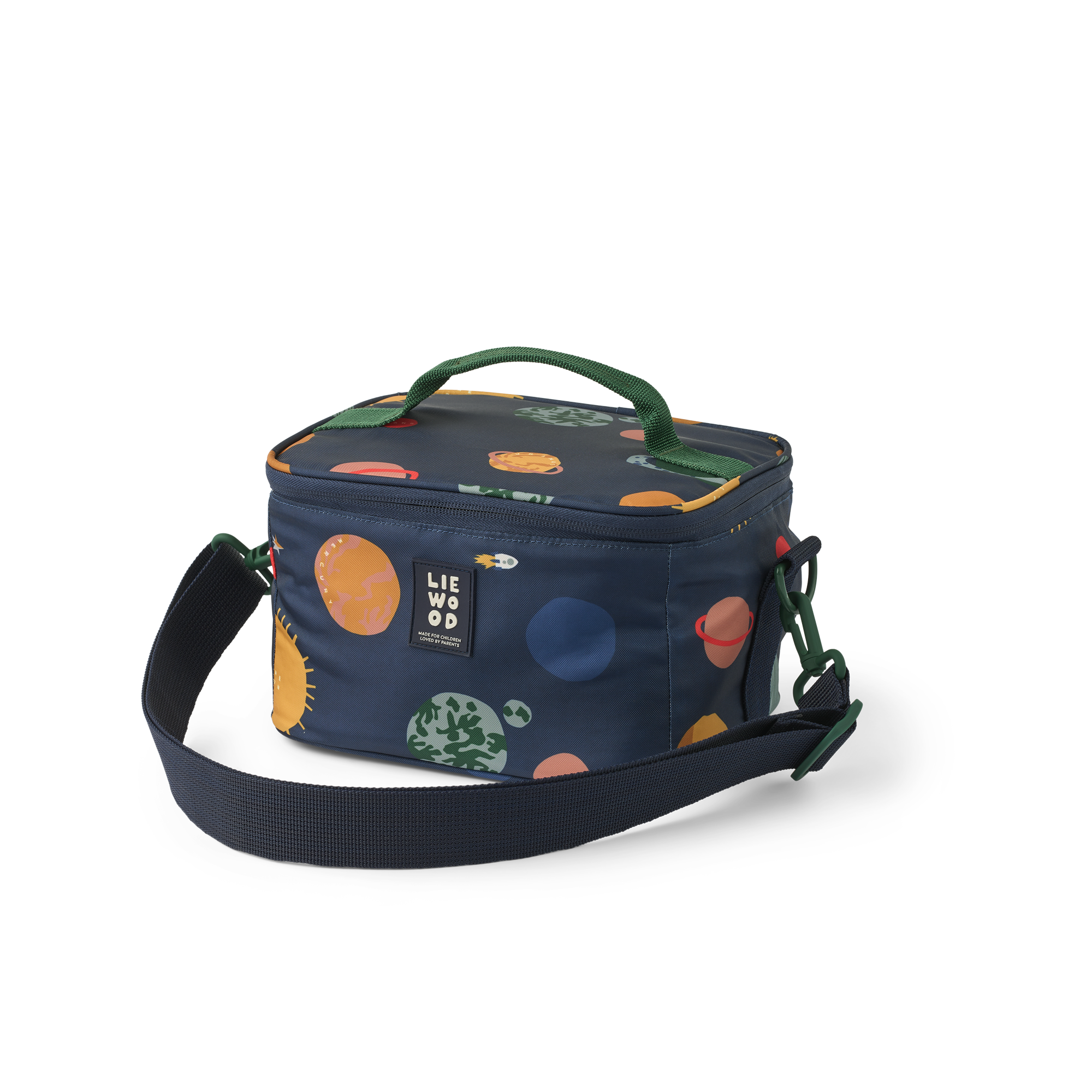 Liewood Toby thermische lunchtas Universe Classic Navy vooraanzicht