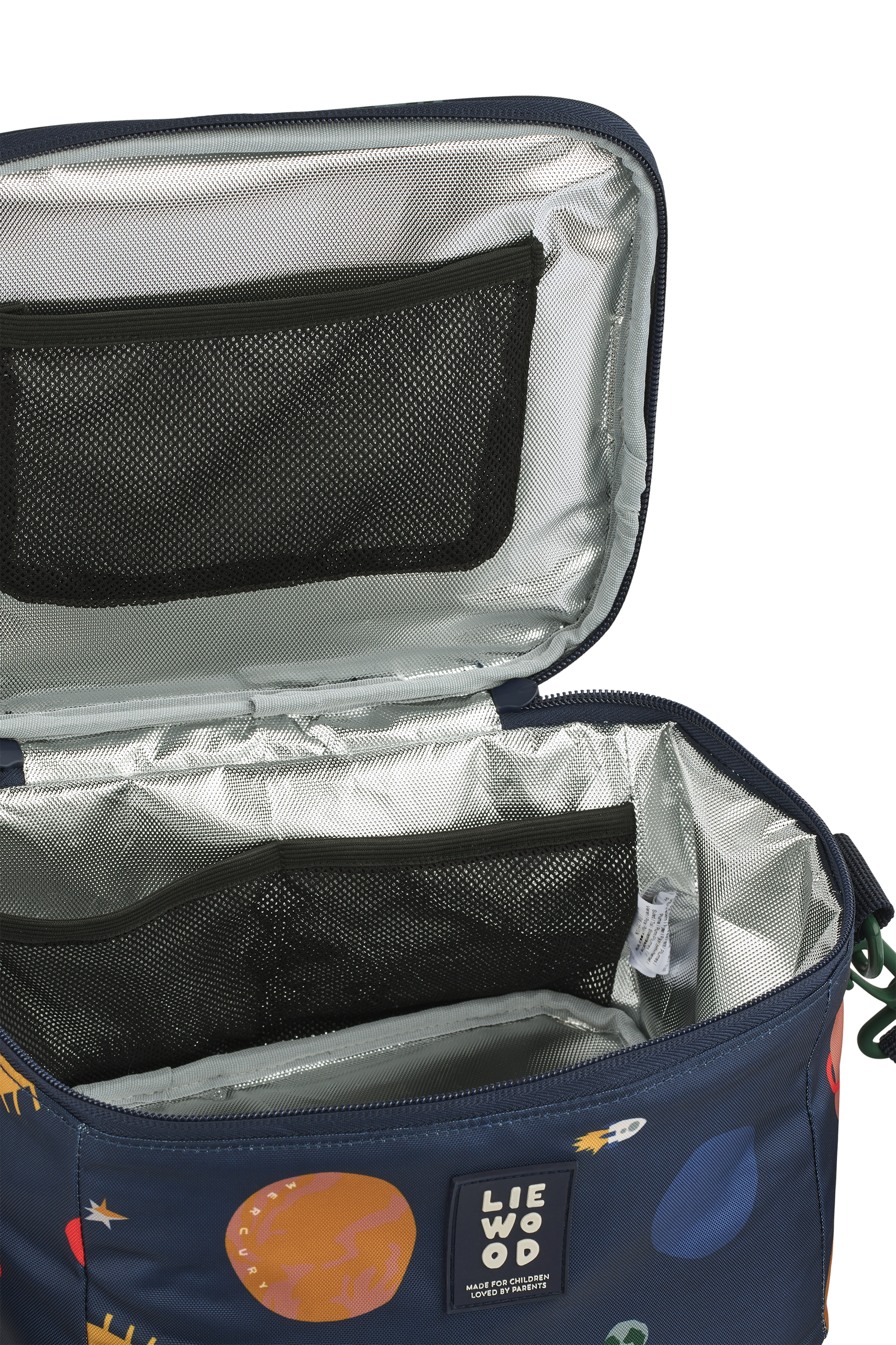 Liewood Toby thermische lunchtas Universe Classic Navy vooraanzicht