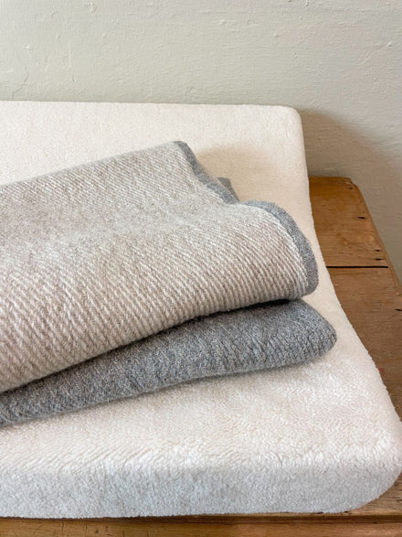 * Koeka Wiegdeken Katoenen 75x100cm Toronto | Soft Grey
