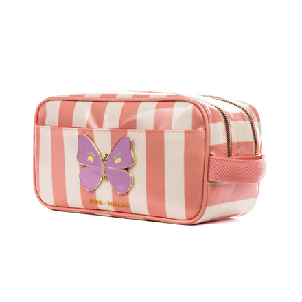 Jeune Premier Travel Pouch | Butterfly Stripe