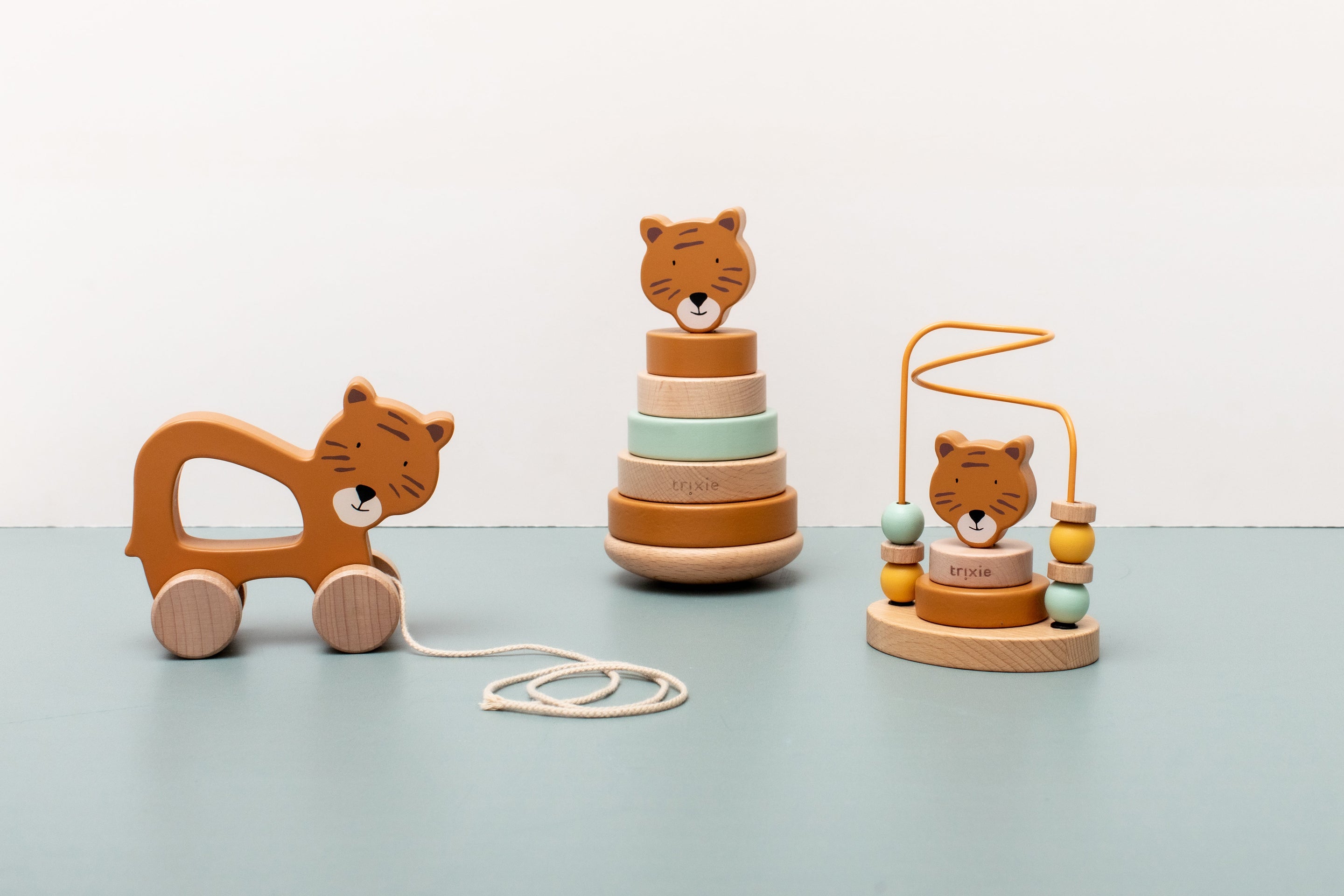 Trixie Wooden Stacking Animal Stapeltoren | Mr. Tiger