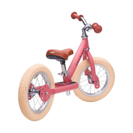 Trybike Steel Loopfiets 2-in-1 | Matt Pink