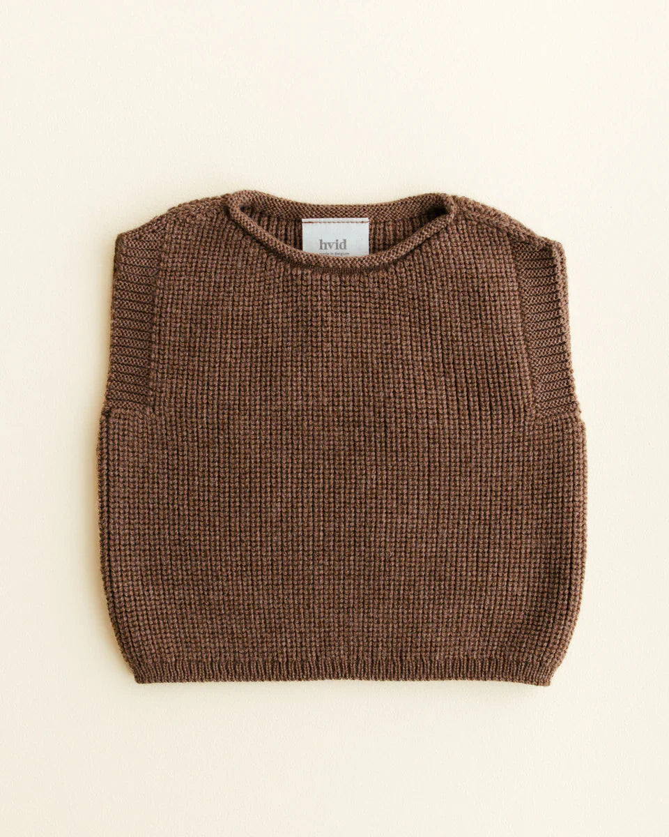 Hvid Vest Harvey | Mocha