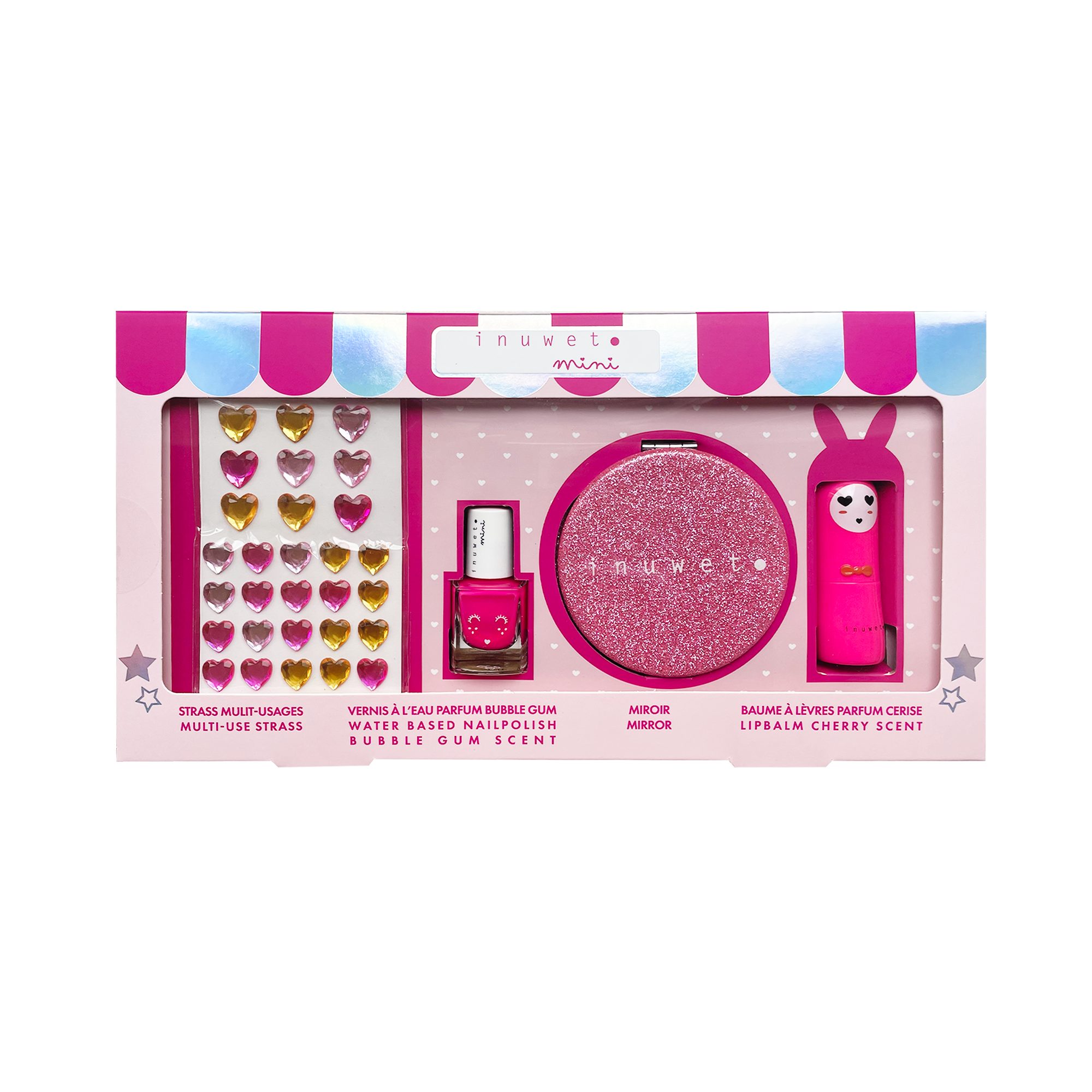 Inuwet Inuwet Mini Make-Up Set | Glitter Girl Rose