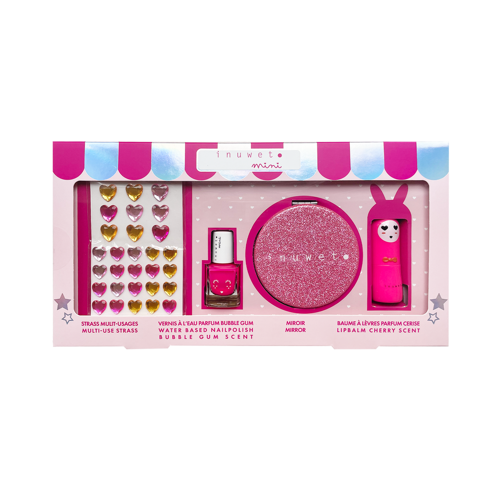 Inuwet Inuwet Mini Make-Up Set | Glitter Girl Rose