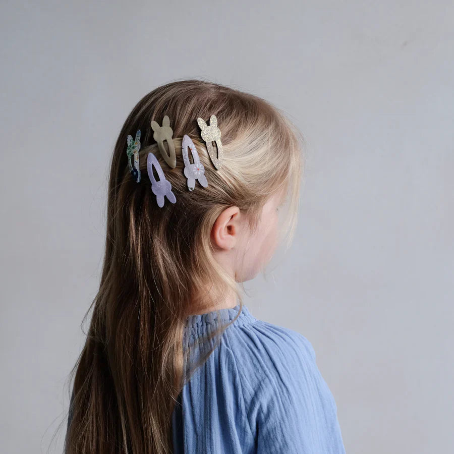 Mimi & Lula Paashaas Mini Haarspeldjes Pastel