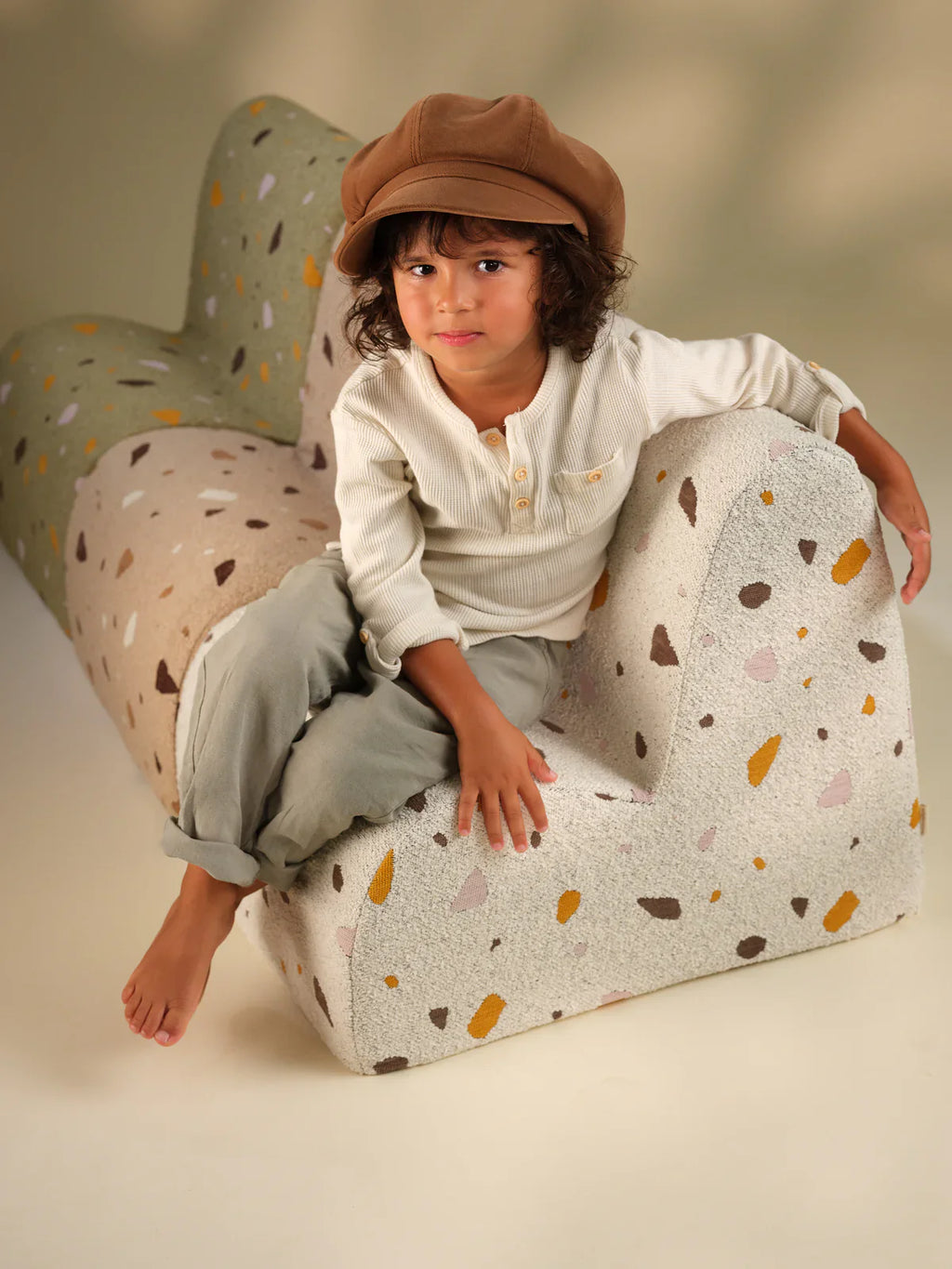 Wigiwama Cloud Beanbag Chair | Terrazzo Marble