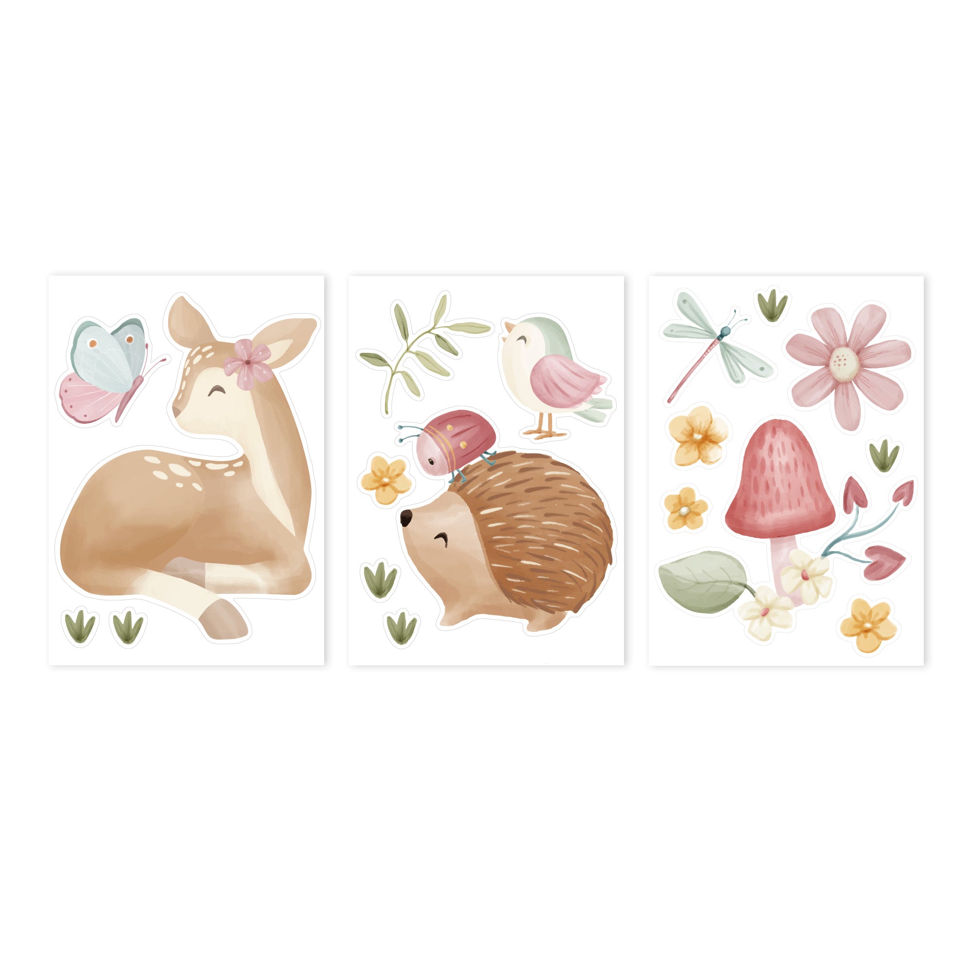 Little Dutch Muurstickers 3 vellen | Fairy Garden