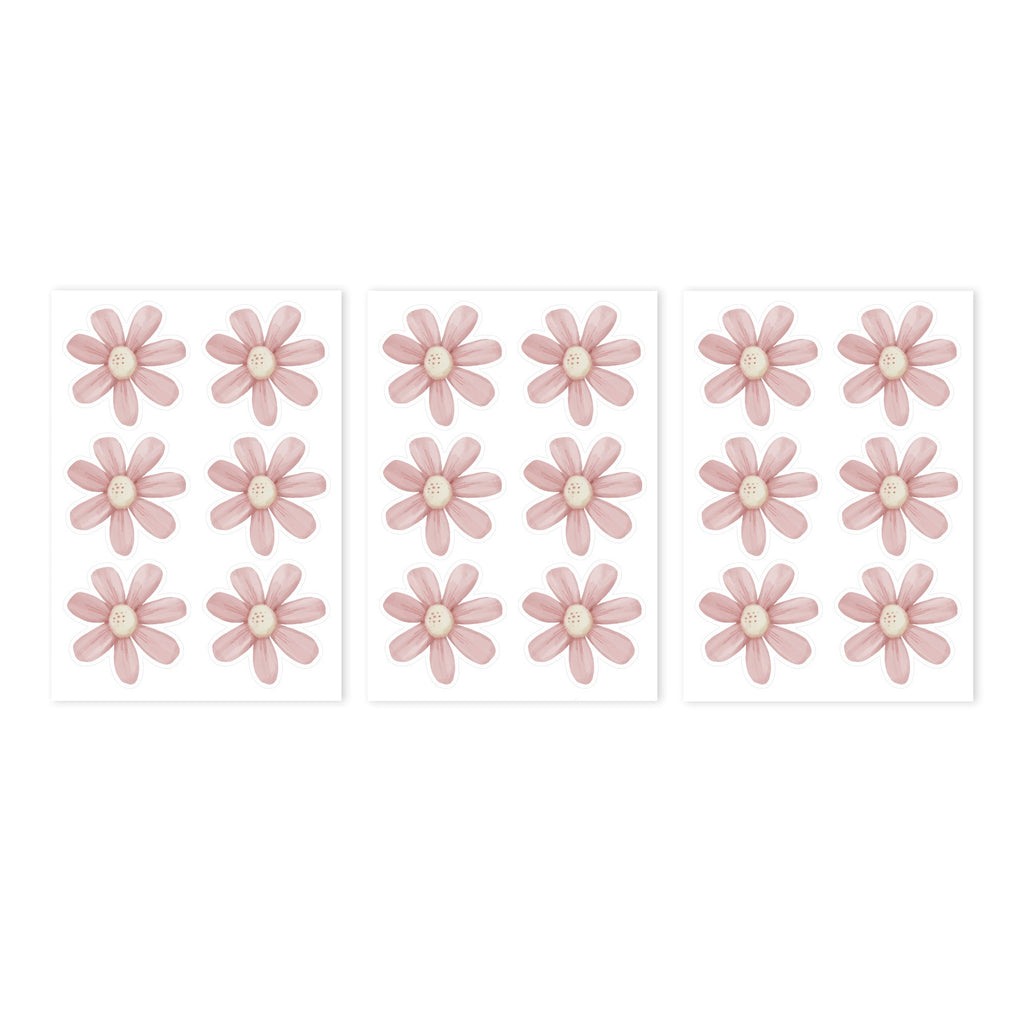 Little Dutch Muurstickers Bloemen 3 vellen | Fairy Garden