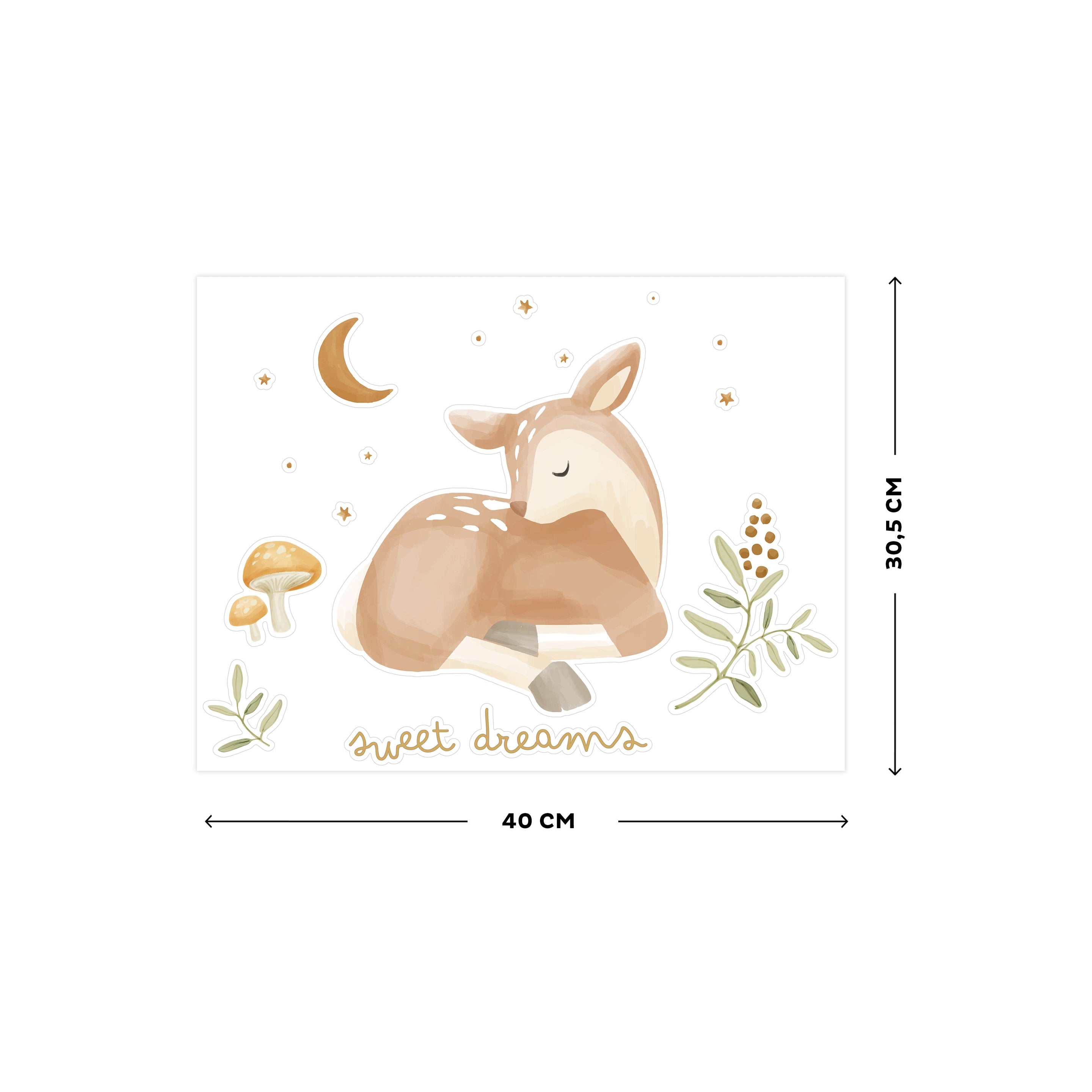 Little Dutch Muurstickers Sweet Dreams | Fairy Garden