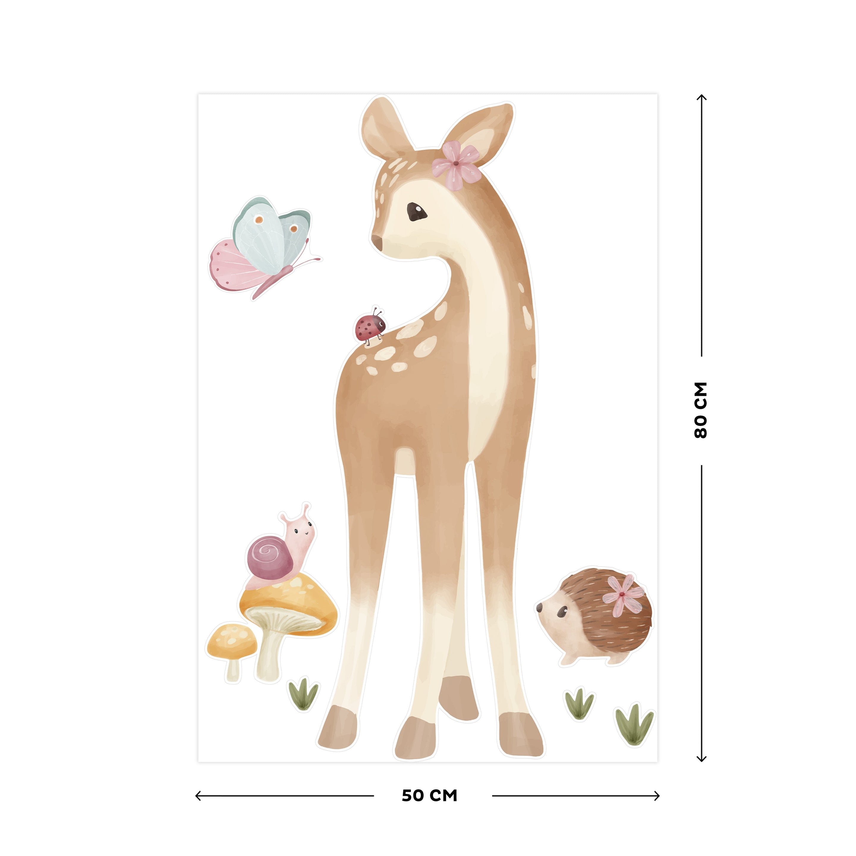 Little Dutch Muurstickers | Fairy Garden