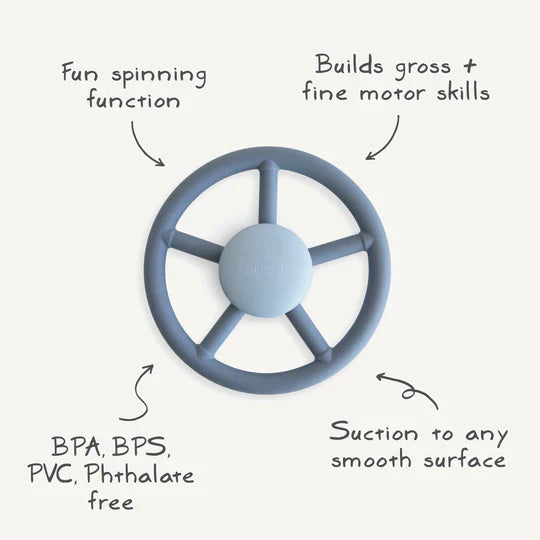 Mushie Suction Spinner Toy | Wheel