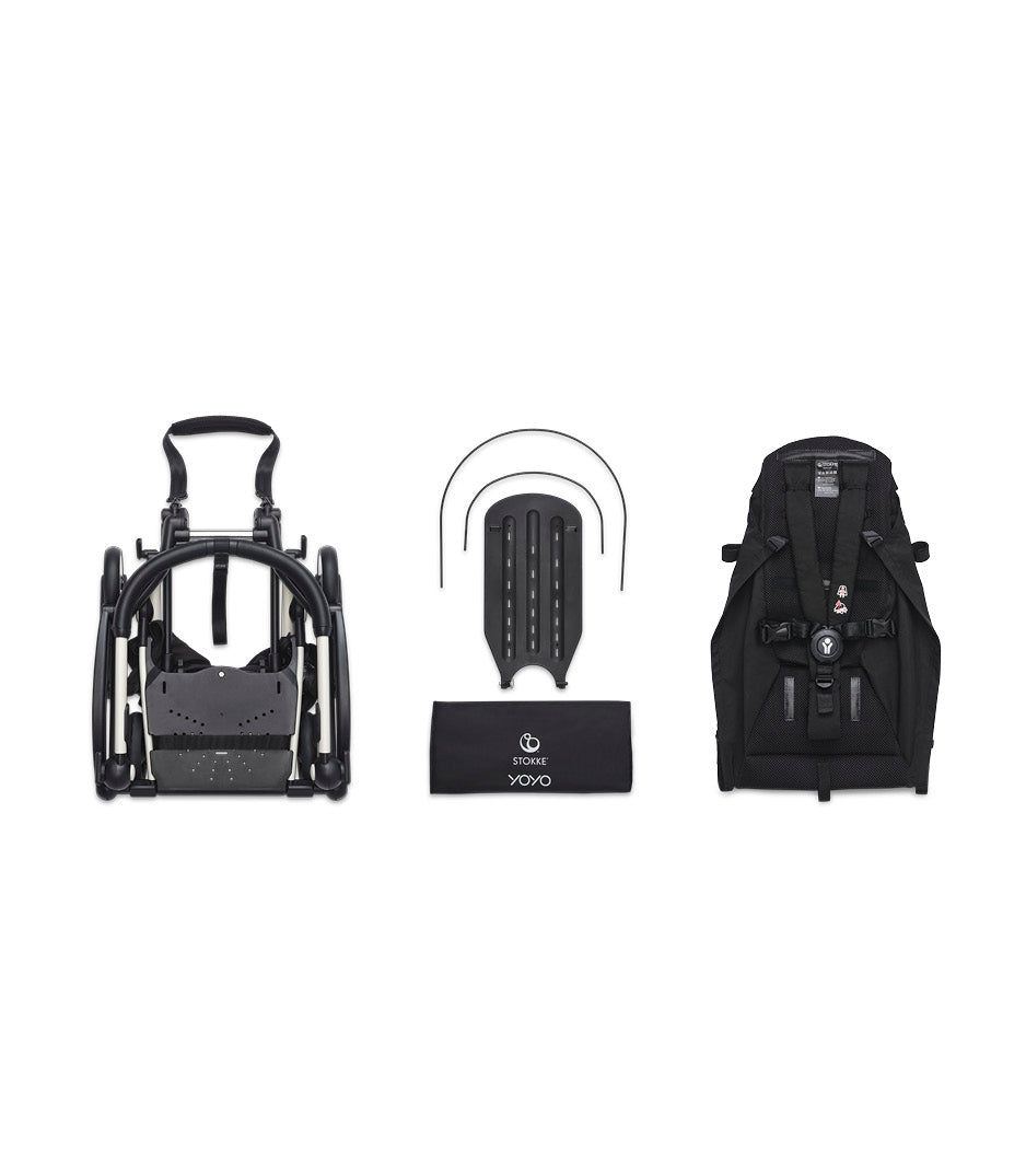 Stokke® YOYO 3 Frame Lichte Plooibuggy | Zwart