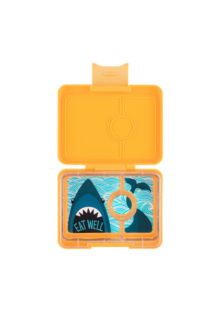 Yumbox 3 Vakken Lekvrije Lunchbox | Yoyo Yellow Shark