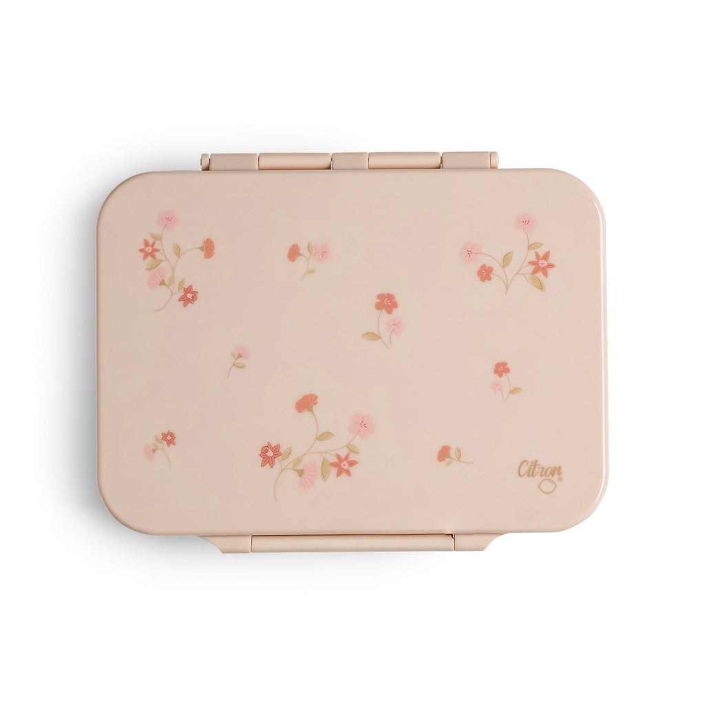 Citron Lunchbox Tritan Lunchdoos Met Vakjes | Flowers