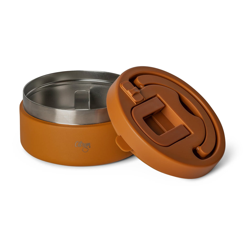 Citron Food Jar Stainless Steel 450ml | Caramel