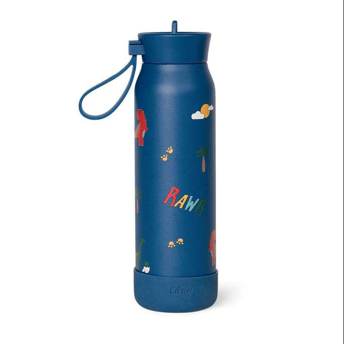 Citron Thermische Drinkfles 350ml | Blue Dino