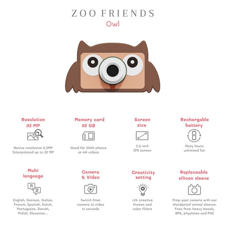 The Zoofamily Zoo friends | owl