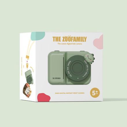 The Zoofamily Zoo print | dino green