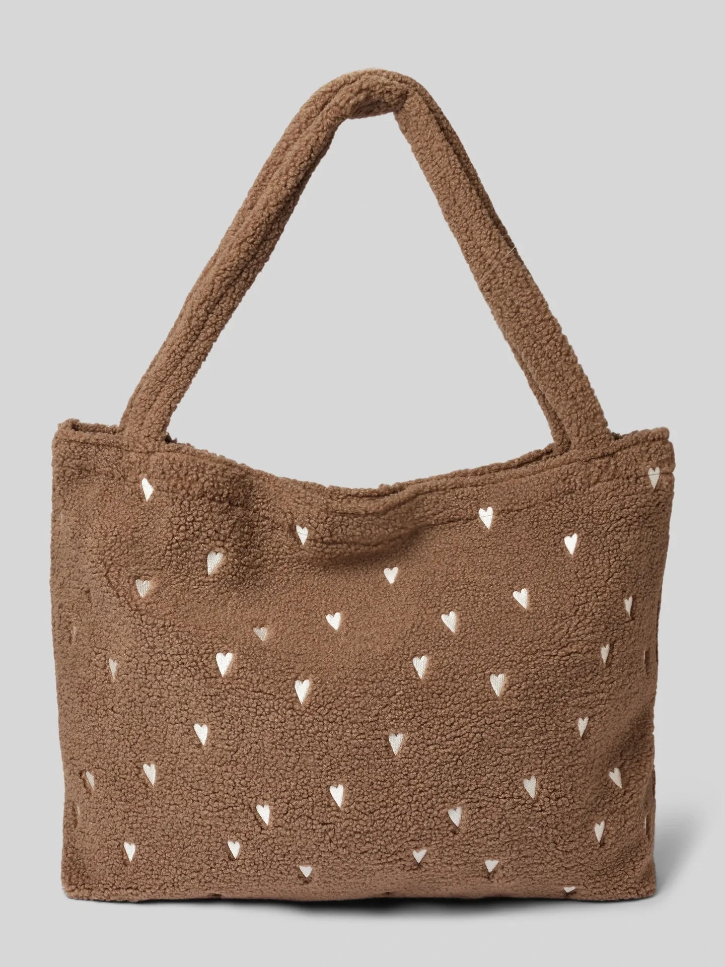 Studio Noos Brown Teddy Hearts Mom Bag