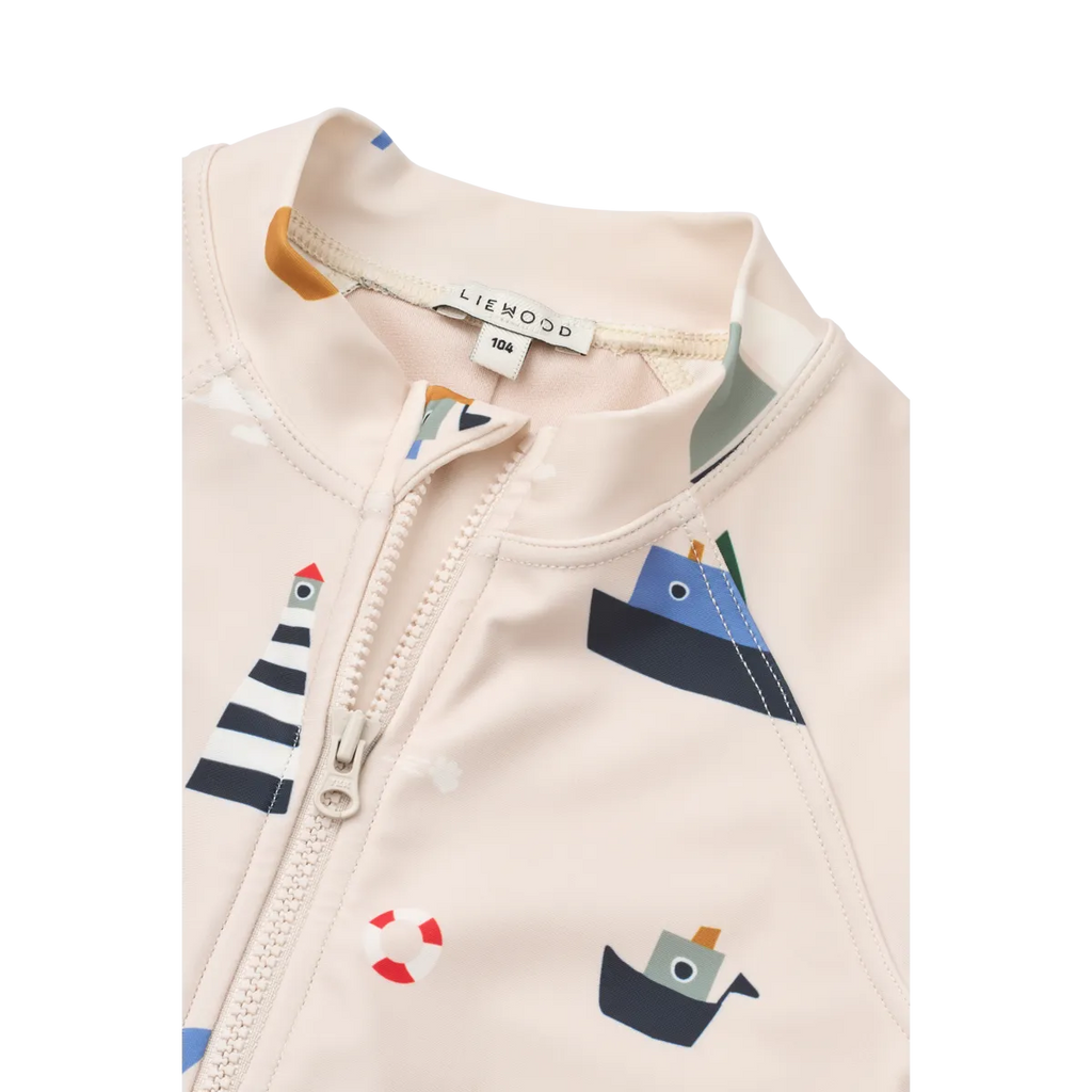 Liewood Max Zwem Jumpsuit | Sailing / Sandy