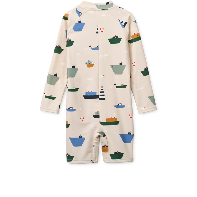 * Liewood Max Zwem Jumpsuit | Sailing / Sandy