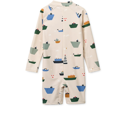 Liewood Max Zwem Jumpsuit | Sailing / Sandy
