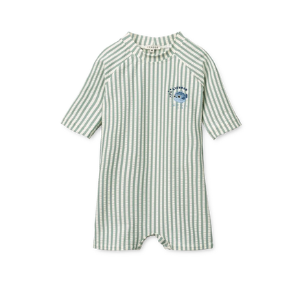 Liewood Thor Baby Swim UV Jumpsuit | Peppermint / Sandy