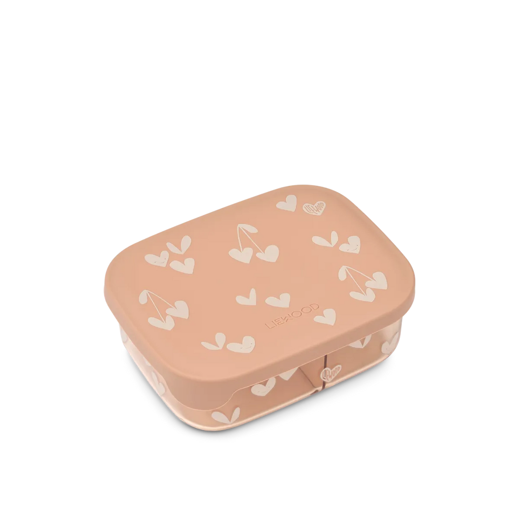 Liewood Arthur Lunch Box Tritan Met Vakjes | Sweethearts / Pale Tuscany