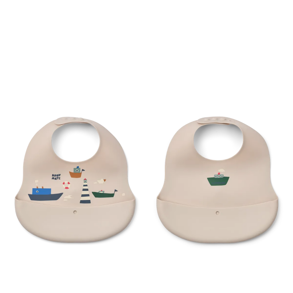 Liewood Ember Printed Slab 2-Pack | Sailing / Sandy