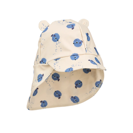 Liewood Senia UV Zonnehoedje Met Oortjes | Pufferfish / Sandy