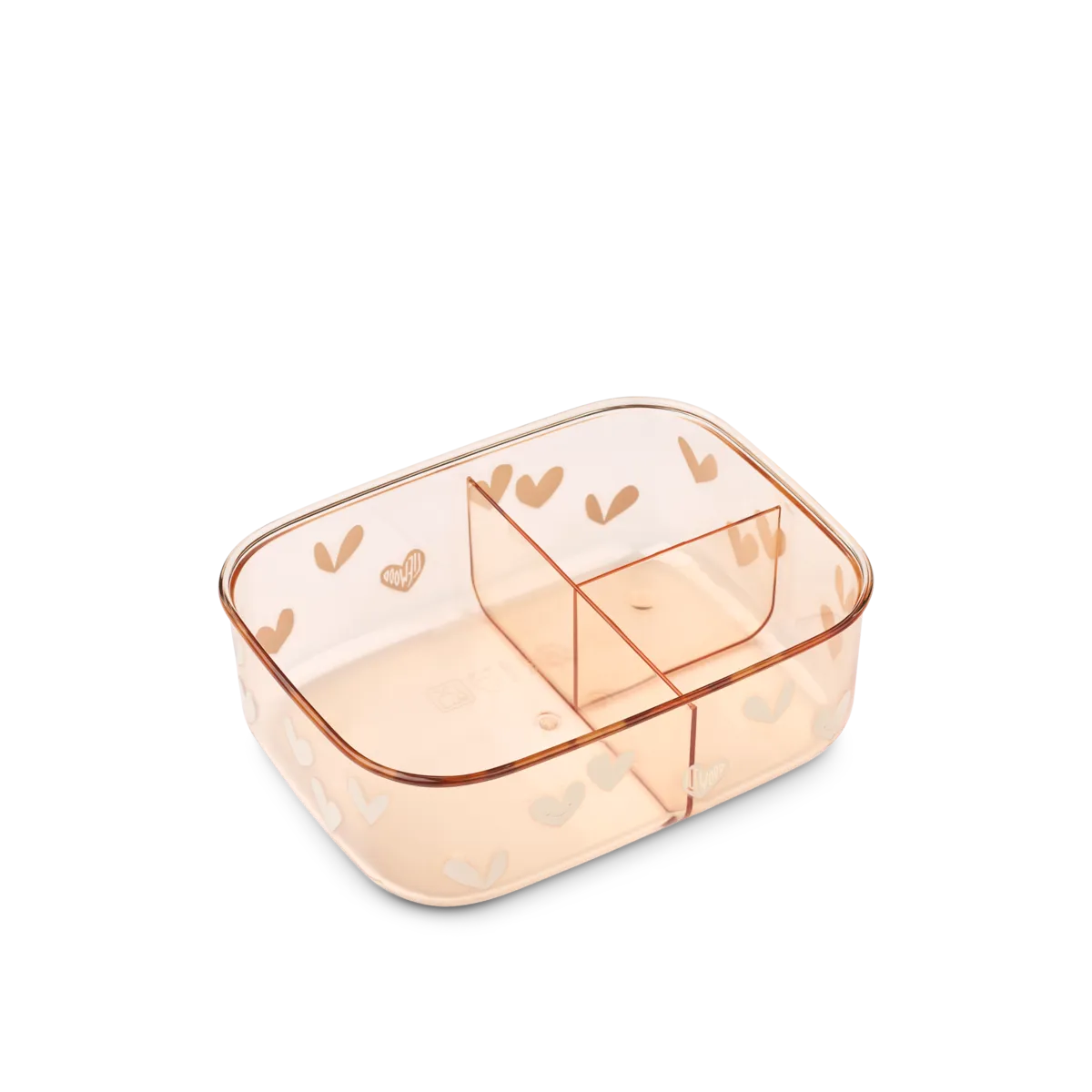 Liewood Arthur Lunch Box Tritan Met Vakjes | Sweethearts / Pale Tuscany