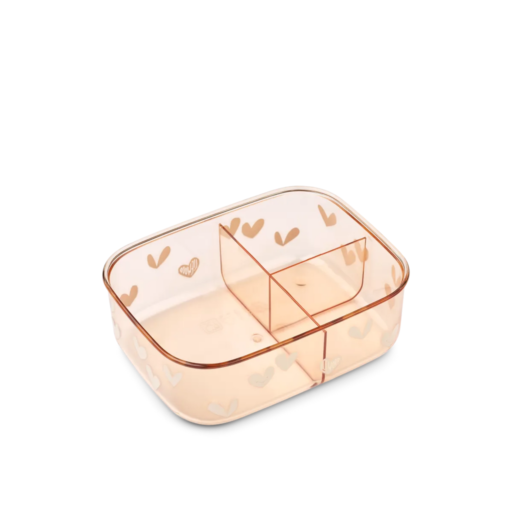 Liewood Arthur Lunch Box Tritan Met Vakjes | Sweethearts / Pale Tuscany
