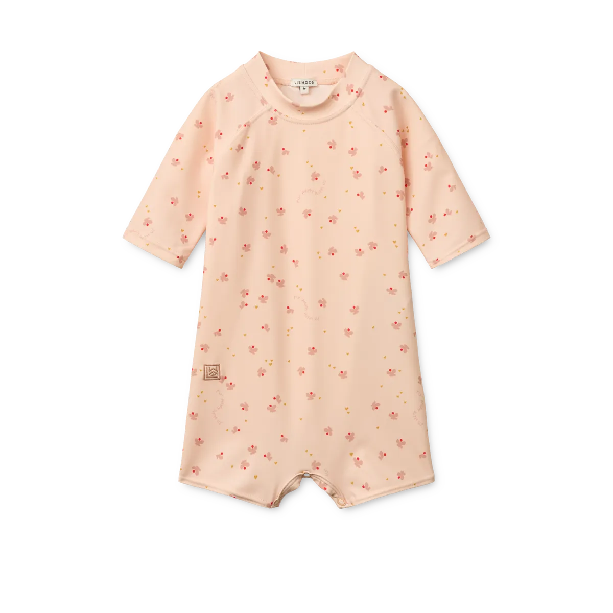 Liewood Thor Baby Swim UV Jumpsuit | Mini Butterfly / Apple Blossom